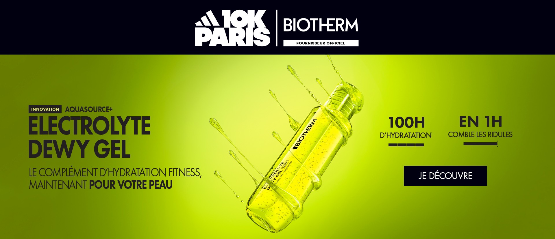Biotherm — Adidas 10K Paris, fournisseur officiel